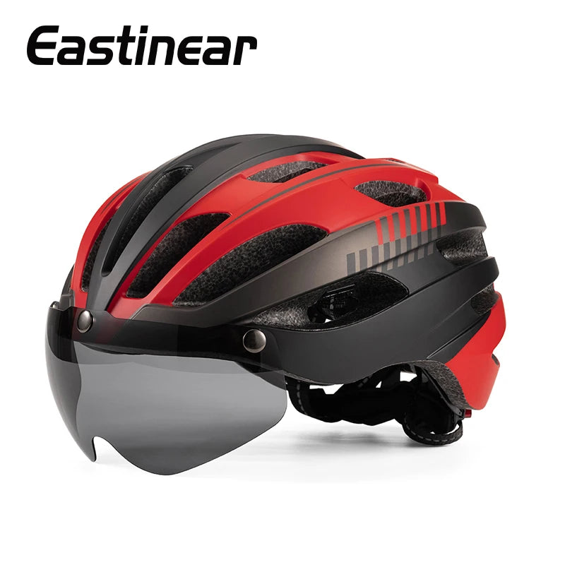 Casco Eastinear con Gafas Magnéticas: Seguridad y Estilo Ciclismo - Corporación Turística