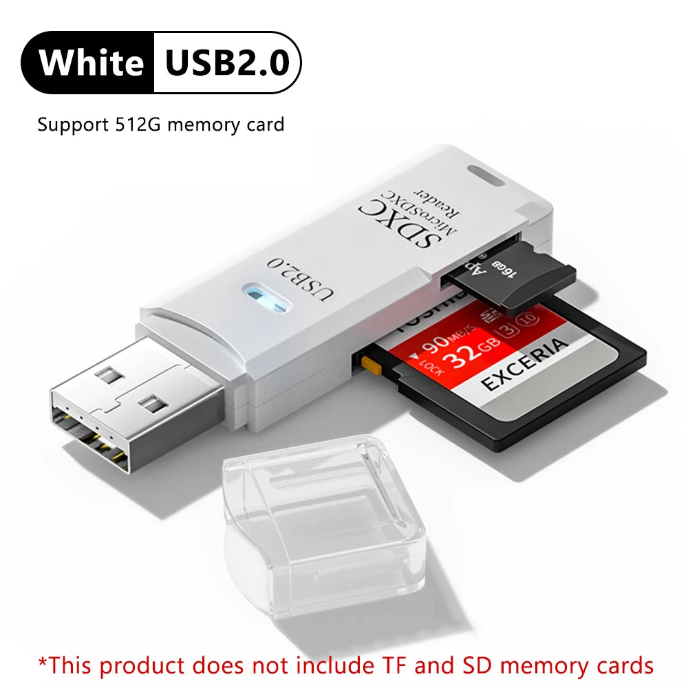 Lector Tarjetas USB 3.0 Elough 2 en 1 Micro SD TF – Alta Velocidad