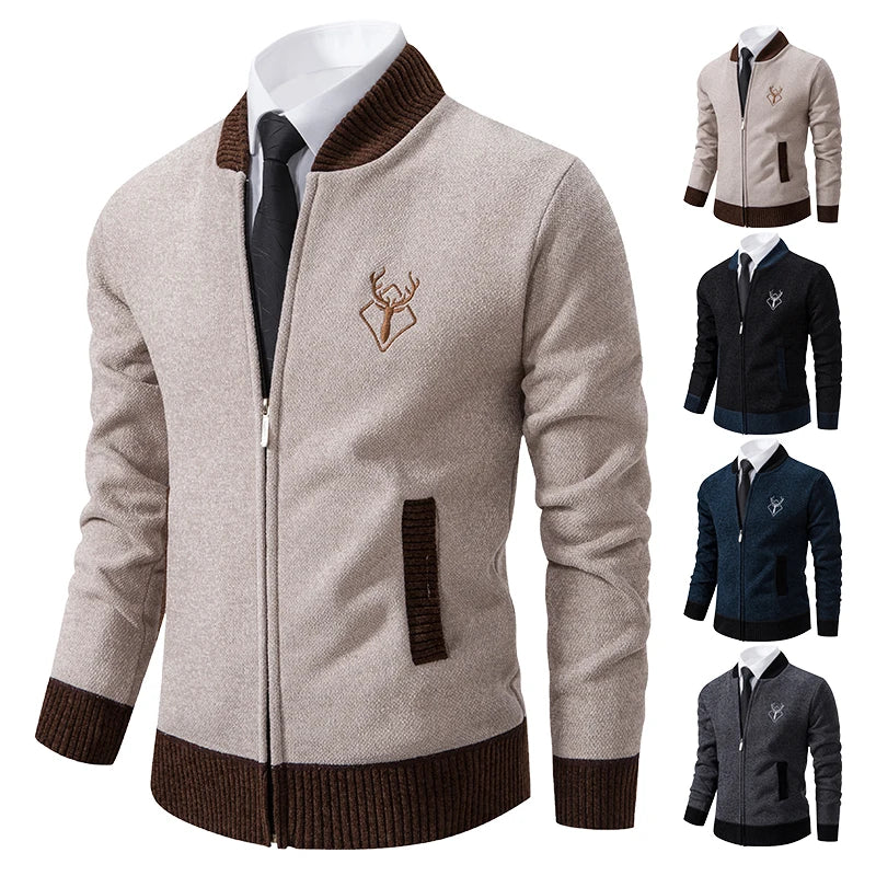 Chaqueta Chenilla Hombre ENWEIGE: Cárdigan Punto Cálido Invierno