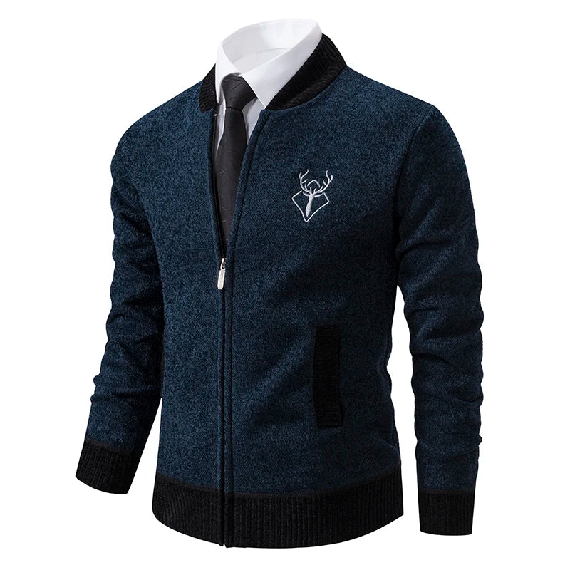Chaqueta Chenilla Hombre ENWEIGE: Cárdigan Punto Cálido Invierno