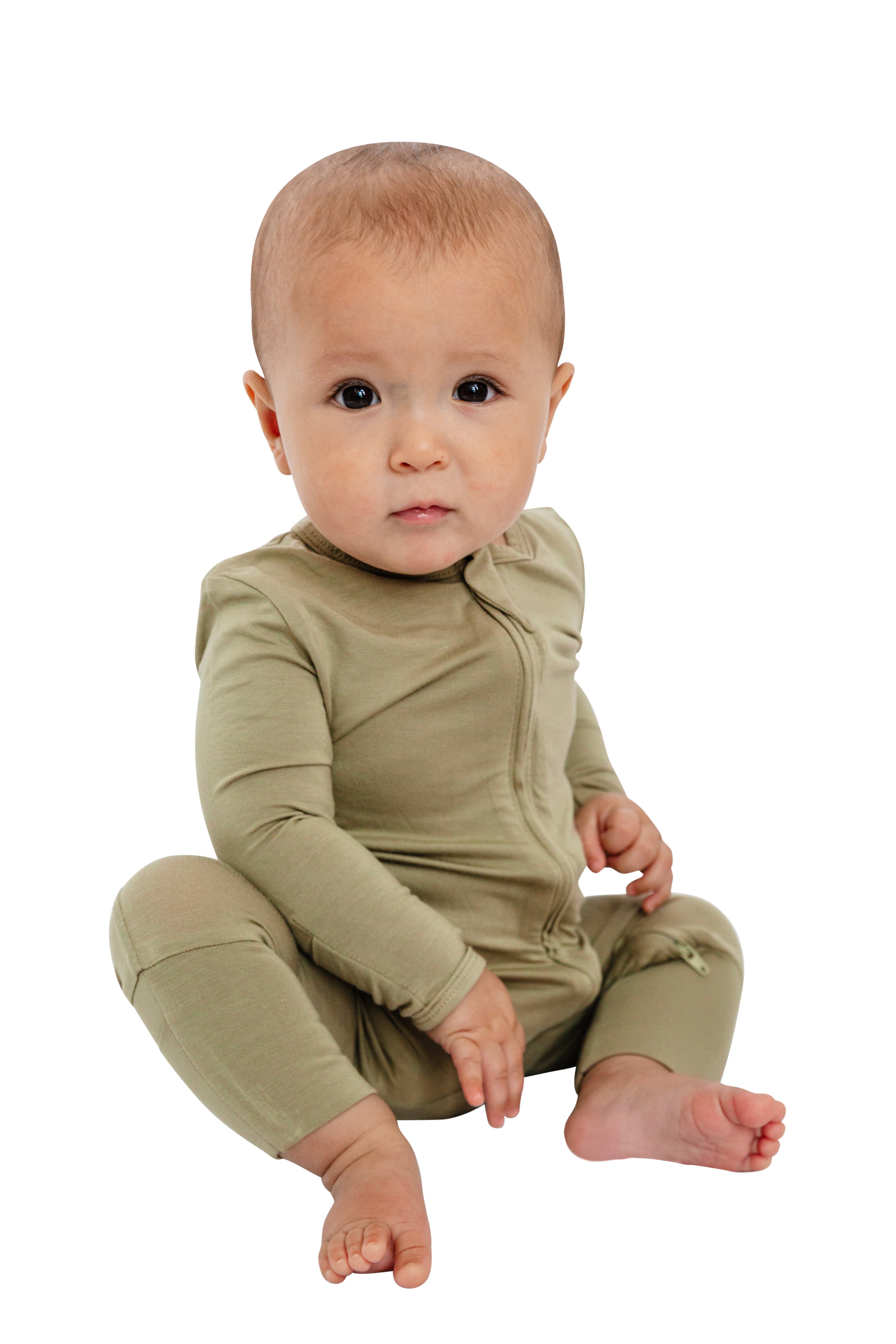LUXE Romper Bambú sin Pies - DC-Snuggle Shield Suavidad y Confort