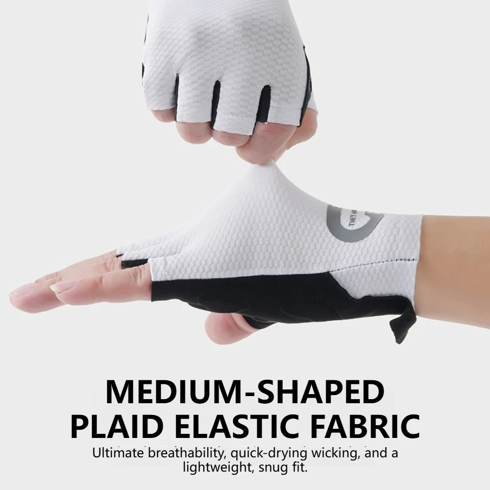 Guantes Ciclismo GTUBIKE Medio Dedo Antichoque Verano Transpirables - Corporación Turística