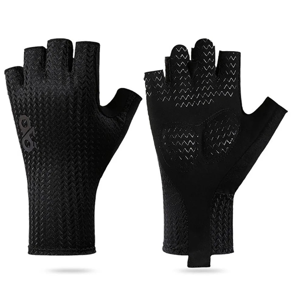 Guantes Ciclismo GTUBIKE Medio Dedo Verano Antideslizantes (M/L/XL) - Corporación Turística