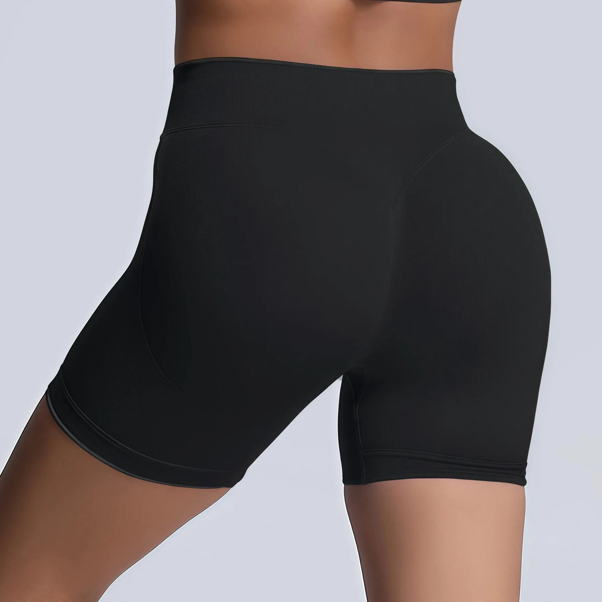 Shorts Deportivos HISTELLO 4.5" Mujer Push-Up Sin Costuras - Corporación Turística