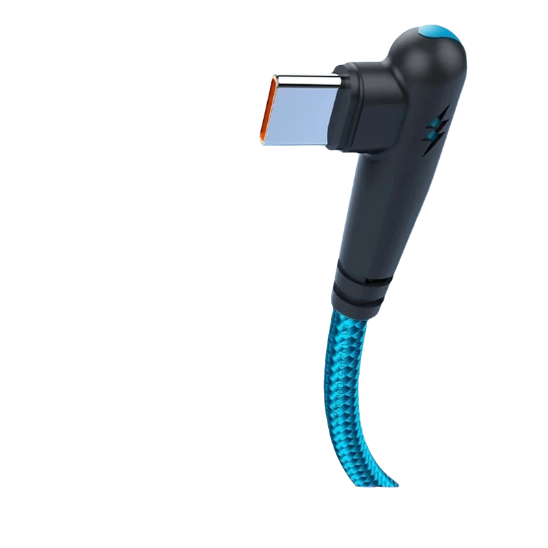 HOMEFISH Cable USB-C 120W 90° Carga Rápida Datos Alta Velocidad - Corporación Turística