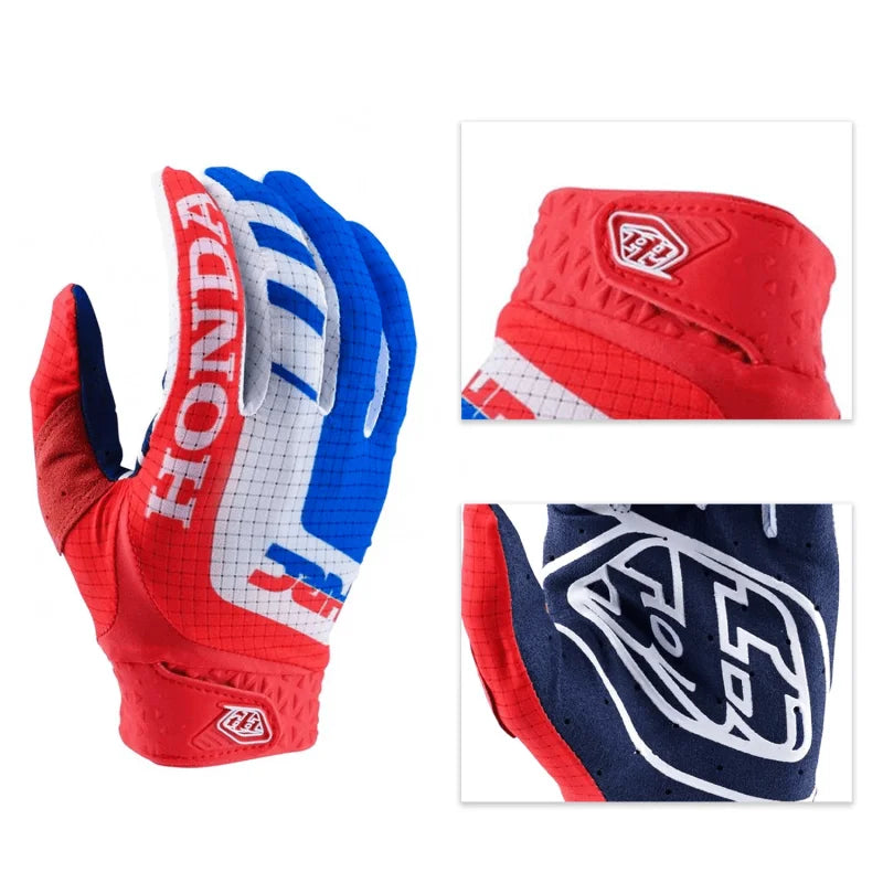 Guantes Moto Honda Todoterreno Dedo Completo Transpirables - Corporación Turística