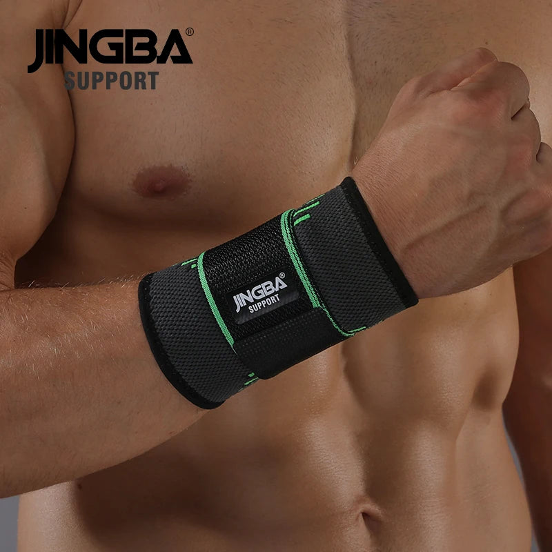 Soporte Muñeca JINGBA: Banda Nylon Fitness - Protege y Mejora Rendimiento - Corporación Turística
