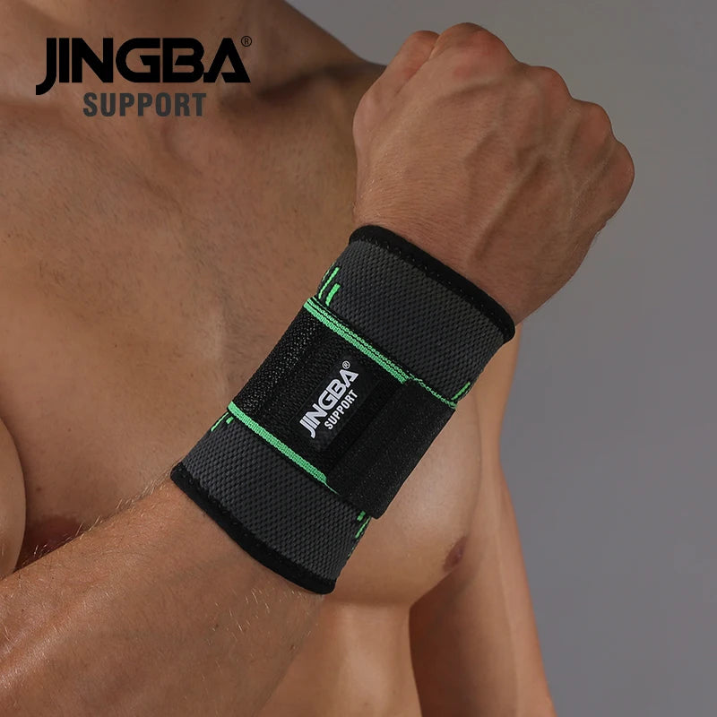 Soporte Muñeca JINGBA: Banda Nylon Fitness - Protege y Mejora Rendimiento - Corporación Turística