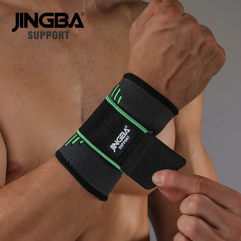 Soporte Muñeca JINGBA: Banda Nylon Fitness - Protege y Mejora Rendimiento - Corporación Turística