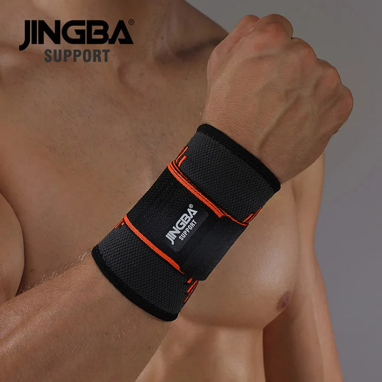 Soporte Muñeca JINGBA: Banda Nylon Fitness - Protege y Mejora Rendimiento - Corporación Turística