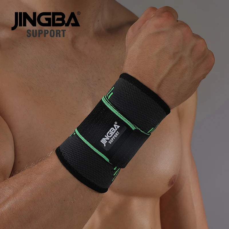 Soporte Muñeca JINGBA Fitness Nailon Unisex - Protección y Estabilidad - Corporación Turística