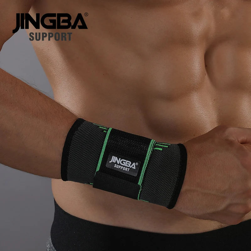 Soporte Muñeca JINGBA Fitness Nailon Unisex - Protección y Estabilidad - Corporación Turística