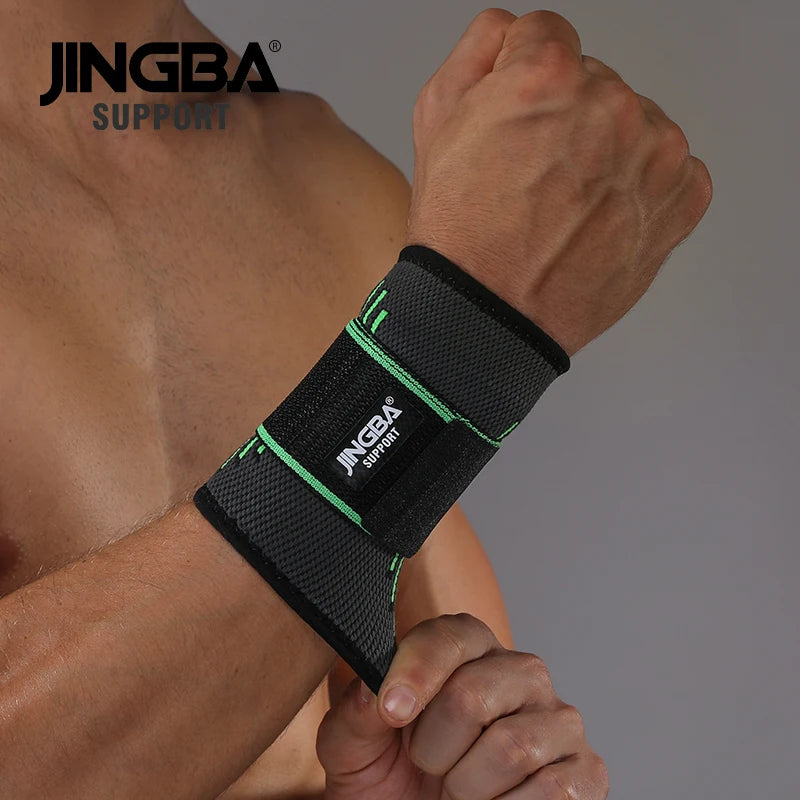 Soporte Muñeca JINGBA Fitness Nailon Unisex - Protección y Estabilidad - Corporación Turística