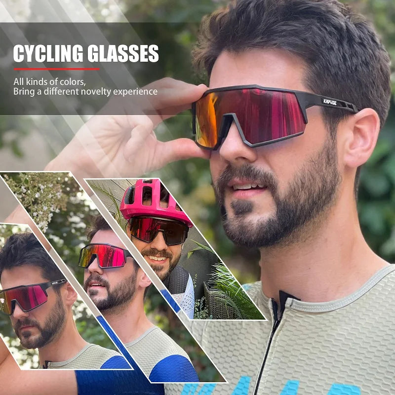 Gafas Ciclismo Kapvoe Polarizadas UV400 | Deportivas MTB Hombre/Mujer - Corporación Turística