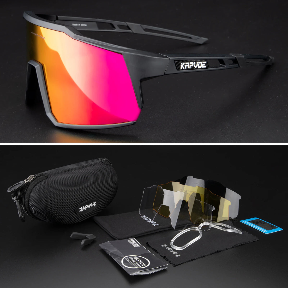 Gafas Ciclismo Kapvoe Polarizadas UV400 | Deportivas MTB Hombre/Mujer - Corporación Turística