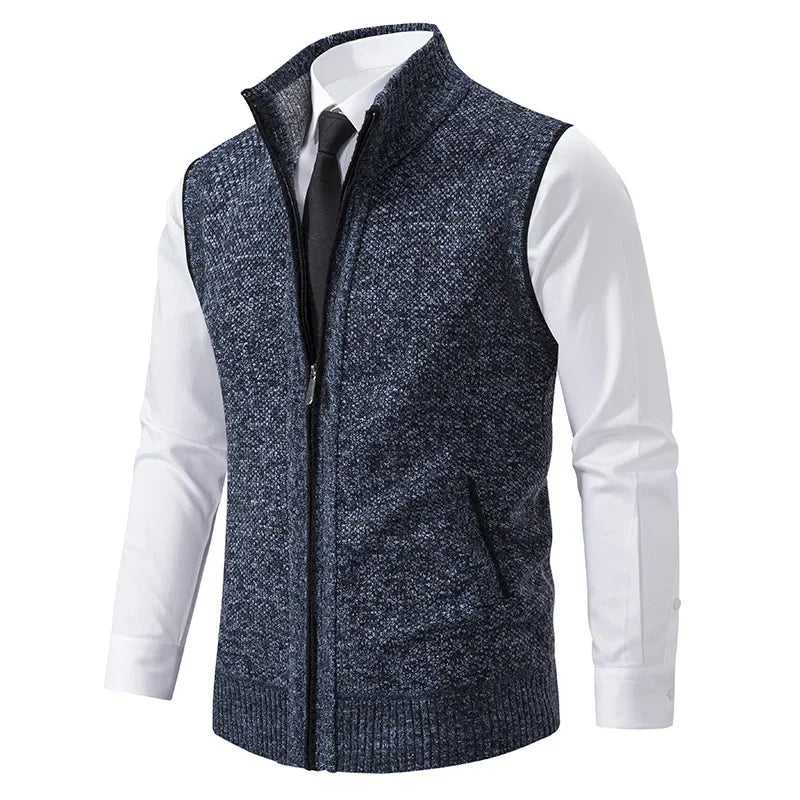 Chaleco de Punto con Cremallera para Hombre | King Billion | Cálido y Casual