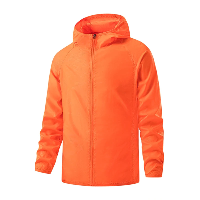 Chaqueta Impermeable LNGXO: Cortavientos Solar para Senderismo y Camping - Corporación Turística