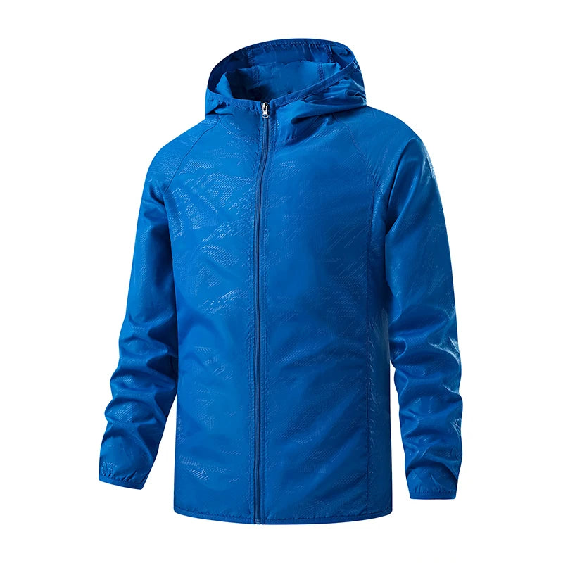 Chaqueta Impermeable LNGXO: Cortavientos Solar para Senderismo y Camping - Corporación Turística