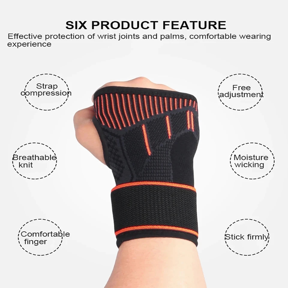 LOOGDEEL Protector Muñeca Ajustable Deporte Baloncesto Fitness Levantamiento Pesas - Corporación Turística