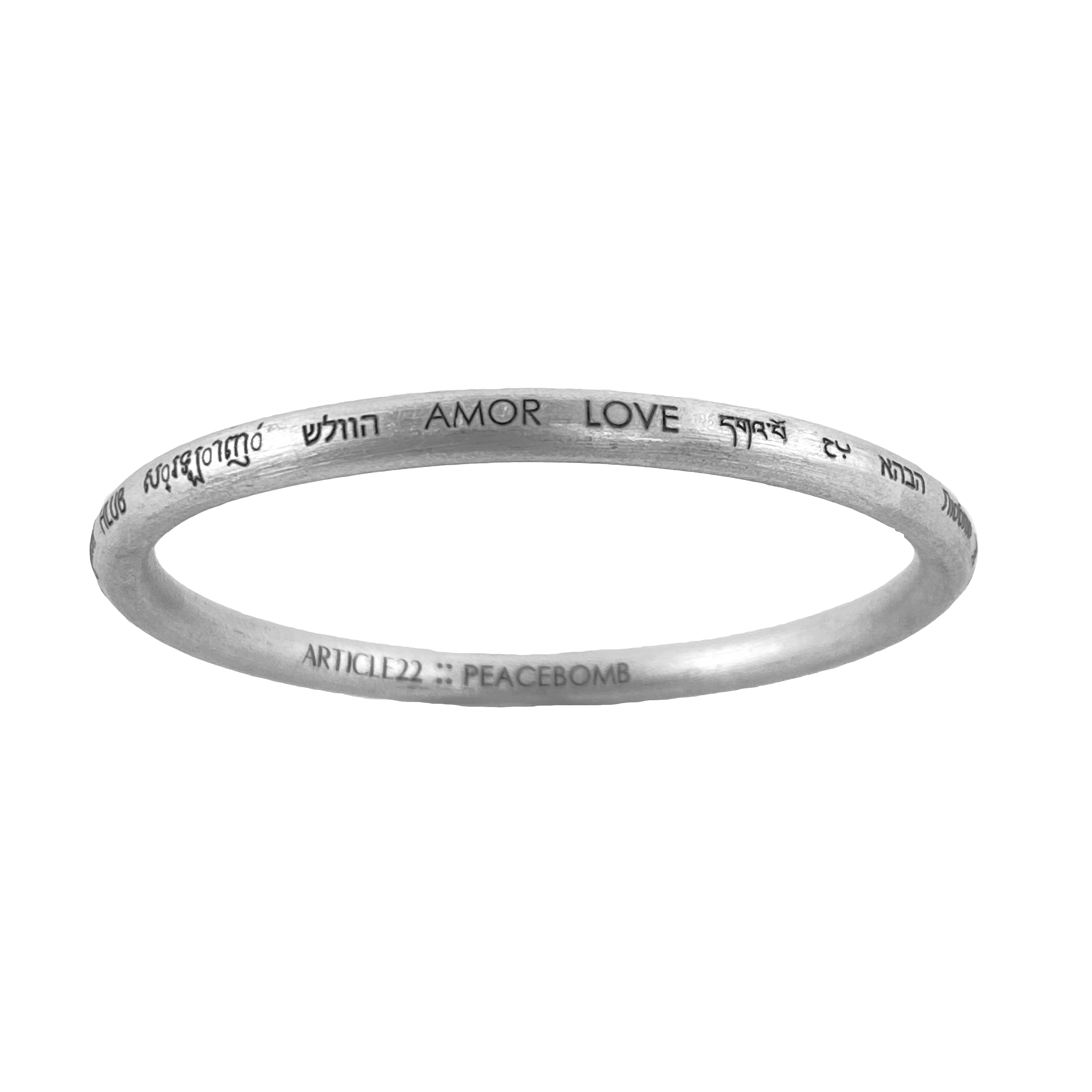 LOVE ALL AROUND BANGLE