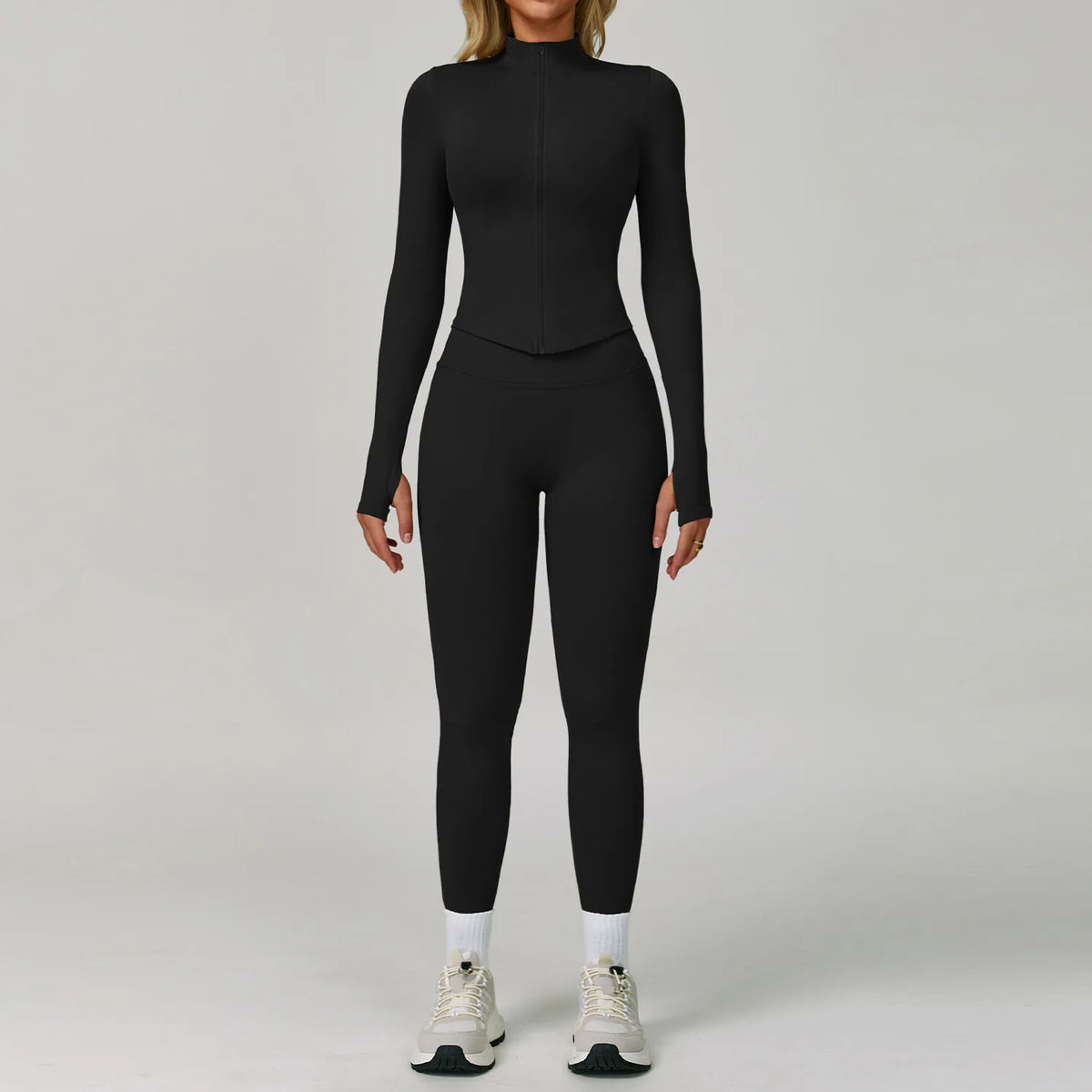 Conjunto Yoga Mujer MIketi: Leggings y Top Fitness sin Costuras - Corporación Turística