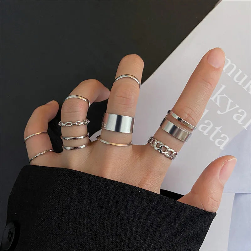 Conjunto Anillos Bohemios Circon Dorados Mujer | Modyle | Regalos Boda - Corporación Turística