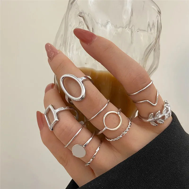 Conjunto Anillos Bohemios Circon Dorados Mujer | Modyle | Regalos Boda - Corporación Turística