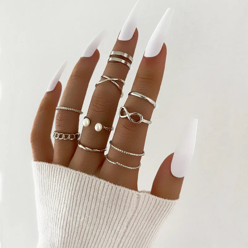 Conjunto Anillos Bohemios Circon Dorados Mujer | Modyle | Regalos Boda - Corporación Turística