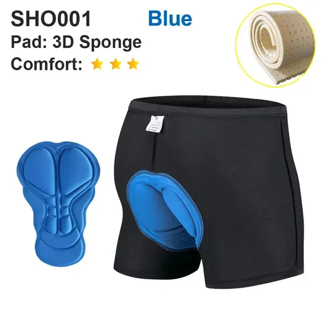 NEWBOLER Ropa Ciclismo Gel 5D Hombre - Transpirable y Antigolpes - Corporación Turística