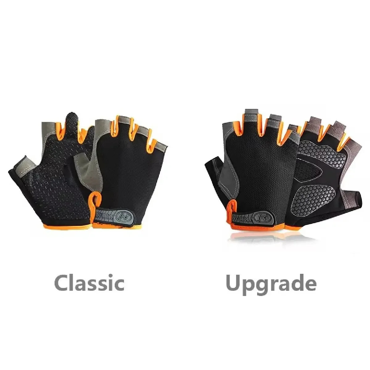 Guantes Ciclismo Medio Dedo QzeUpwardSpirit Transpirables Antideslizantes - Corporación Turística