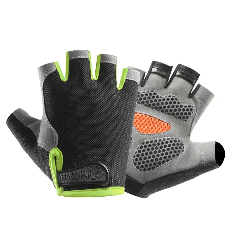 Guantes Ciclismo Medio Dedo QzeUpwardSpirit Transpirables Antideslizantes - Corporación Turística