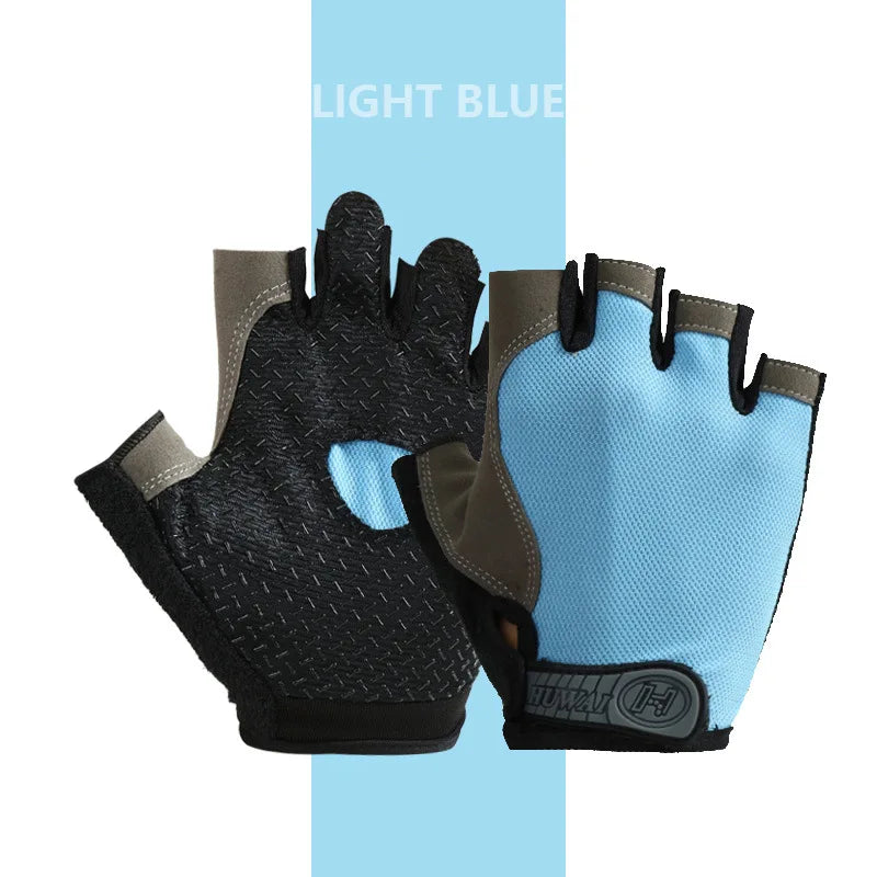 Guantes Ciclismo Medio Dedo QzeUpwardSpirit Transpirables Antideslizantes - Corporación Turística
