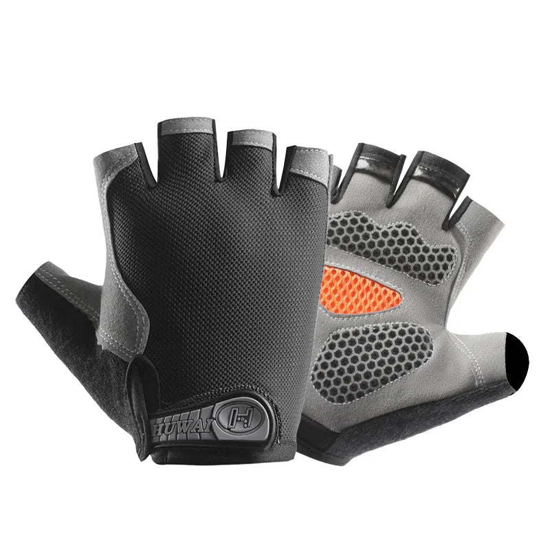Guantes Ciclismo Medio Dedo QzeUpwardSpirit Transpirables Antideslizantes - Corporación Turística