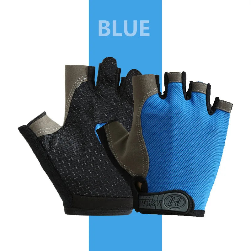 Guantes Ciclismo Medio Dedo QzeUpwardSpirit Transpirables Antideslizantes - Corporación Turística