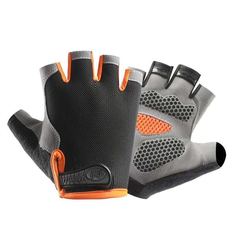 Guantes Ciclismo Medio Dedo QzeUpwardSpirit Transpirables Antideslizantes - Corporación Turística