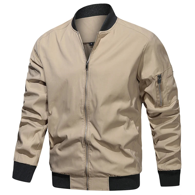 Chaqueta Bomber Hombre ReFire Gear: Ligera y Moderna para Primavera/Otoño - Corporación Turística