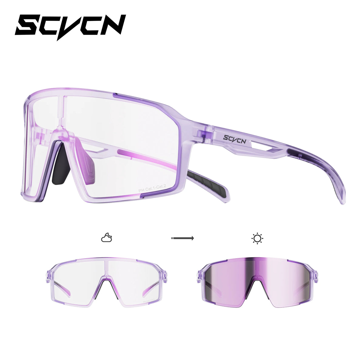 Gafas Fotocromáticas SCVCN Ciclismo Hombre Mujer UV400 Deportivas - Corporación Turística