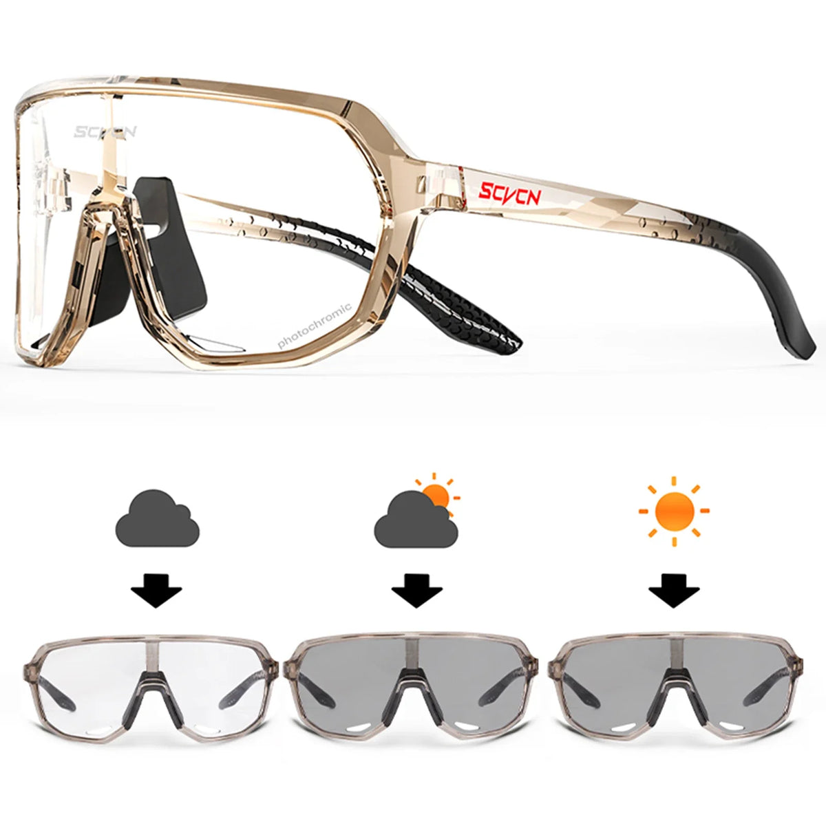 Gafas de Sol SCVCN UV400 para Deporte y Ciclismo | Lujo Polarizado - Corporación Turística