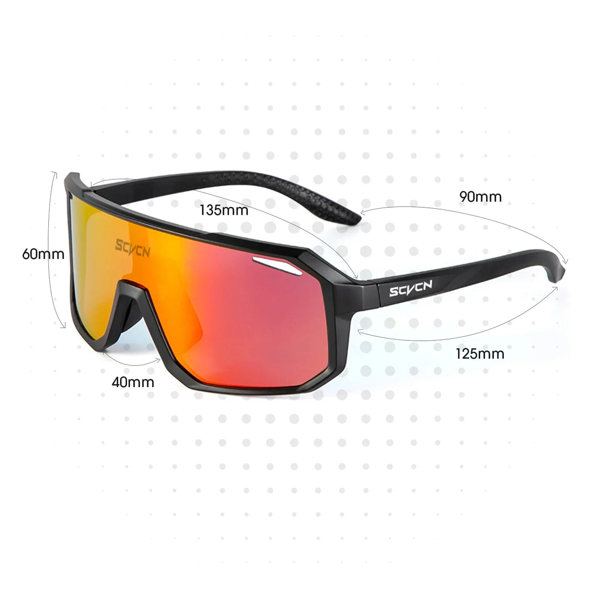 Gafas Ciclismo SCVCN UV400 Hombre Mujer Deportes Sol Conducir - Corporación Turística