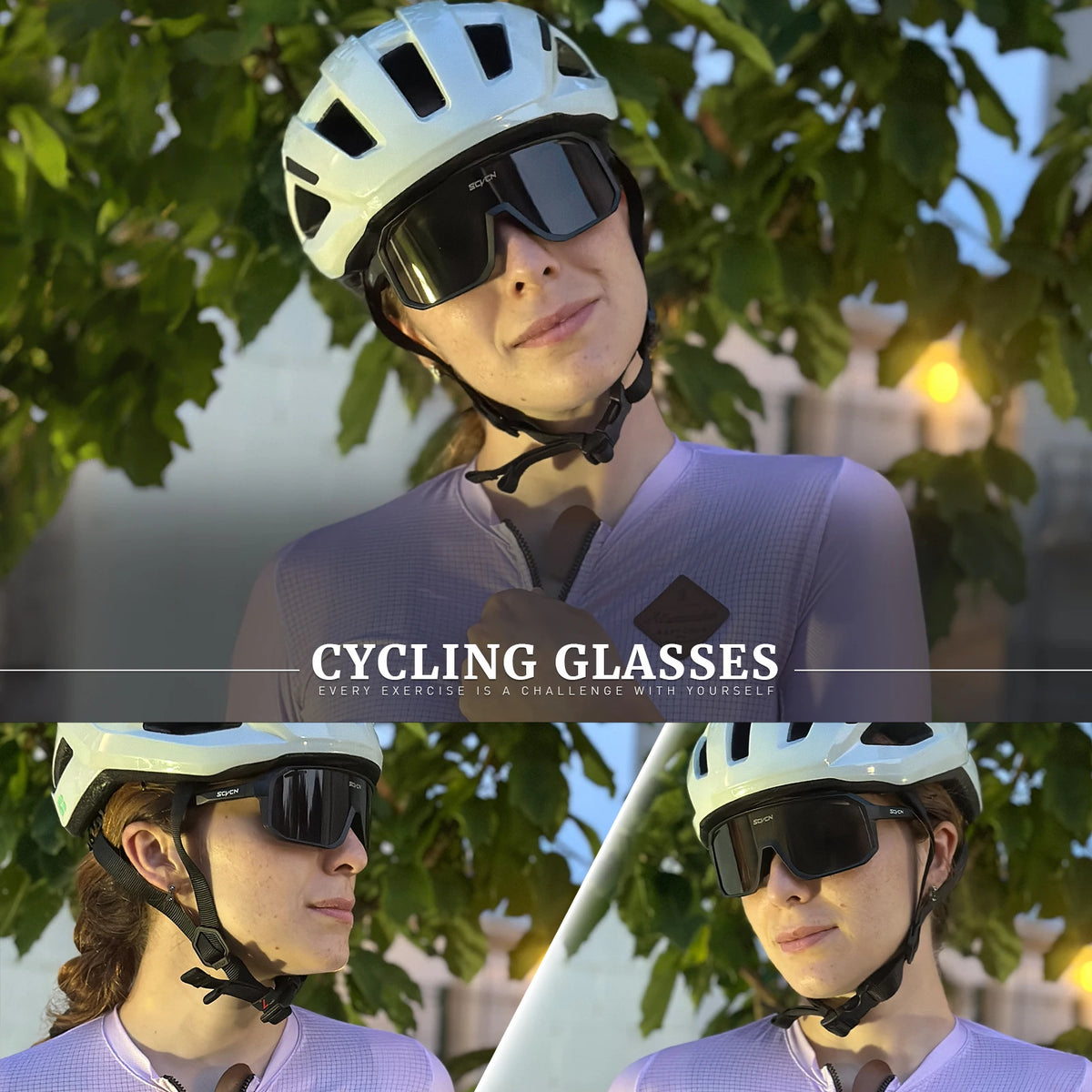 Gafas Ciclismo Fotocromáticas SCVCN UV400 Hombre Mujer Deportivas - Corporación Turística