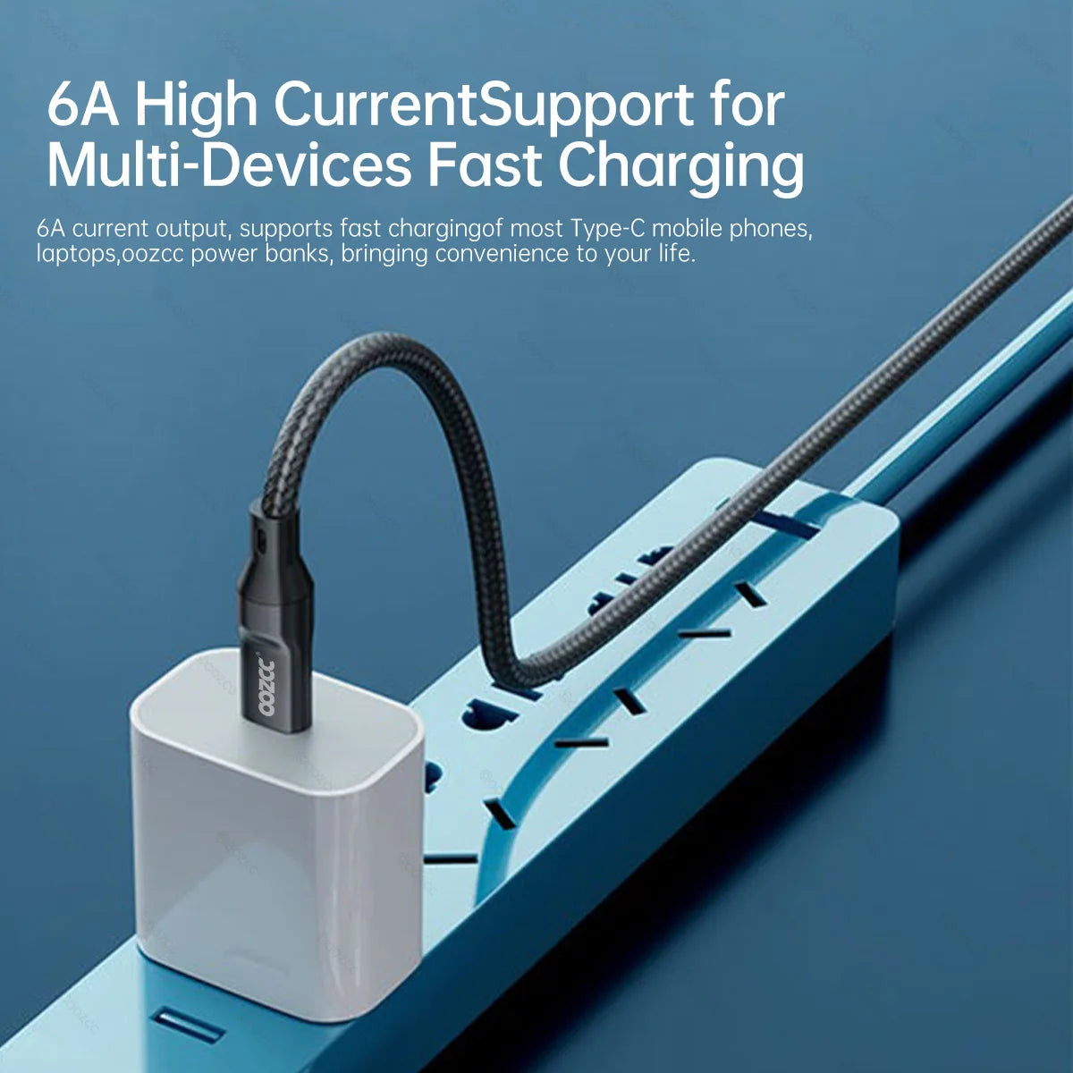 OOZCC Cable USB-C a Lightning 120W Carga Rápida MFi - Corporación Turística