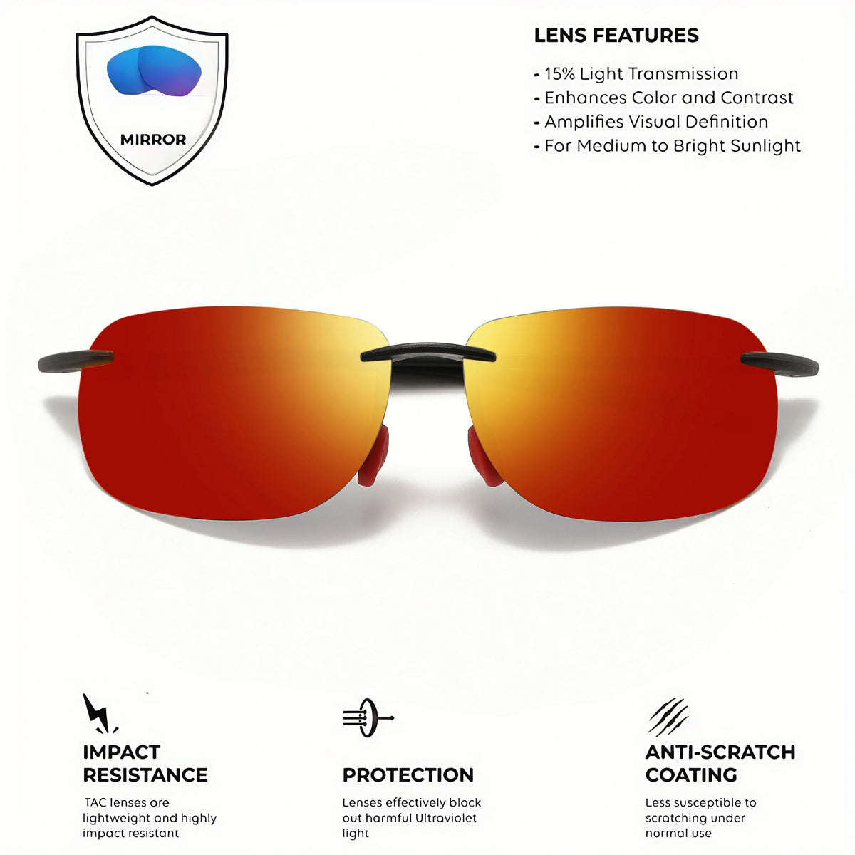 Gafas de Sol Polarizadas VEGUEROS Hombre: Ultraligeras TR90, Conducción y Pesca - Corporación Turística