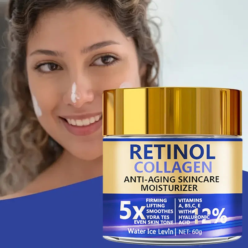 Crema Facial Retinol y Colágeno 60g | Water Ice Levin | Hidratante Reafirmante