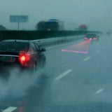 Lámpara de advertencia de luz trasera de coche antiniebla láser LED - Malltor