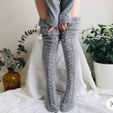 Red Calcetas de rodilla de invierno by malltor sold by malltor