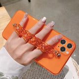 gray Funda de pulsera fluorescente para iPhone by malltor sold by malltor