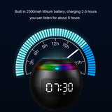 alarm clock pink Mini altavoz Bluetooth LED pantalla despertador by malltor sold by malltor