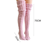 Red Calcetas de rodilla de invierno by malltor sold by malltor