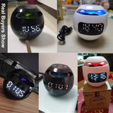 alarm clock pink Mini altavoz Bluetooth LED pantalla despertador by malltor sold by malltor
