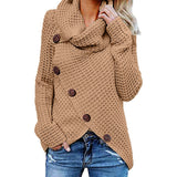 Khaki Suéter de cuello de Tortuga by malltor sold by malltor